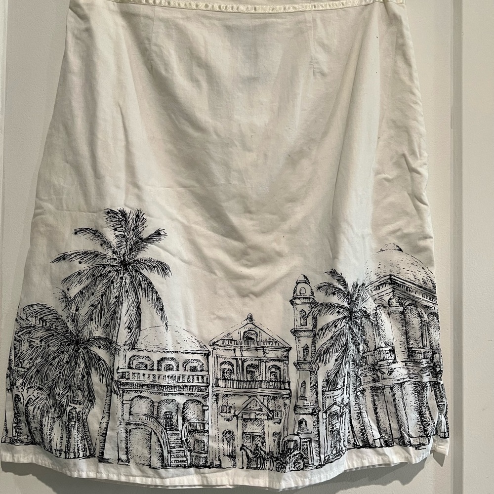 Black and white skirt